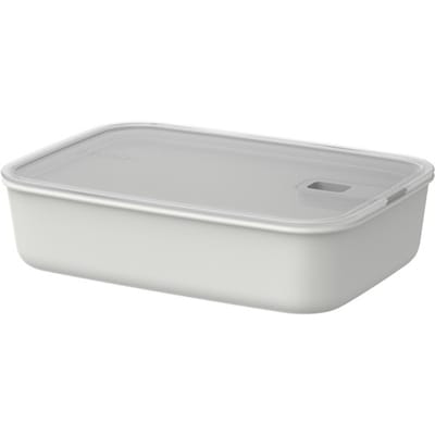 Mepal Vershouddoos EasyClip - 2.25 l - Vershoudbakjes met schuifsluiting - Geschikt voor magnetron. stoomoven. koelkast en vriezer - Nordic white