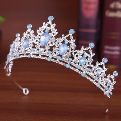 Coiffure Couronne Strass Protéine Tendance Fête Dansante Anniversaire Reine Chignon Baroque Accessoire Cheveux