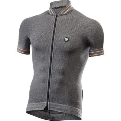 Sixs Clima Korte Mouwen Fietsshirt Grijs S Man