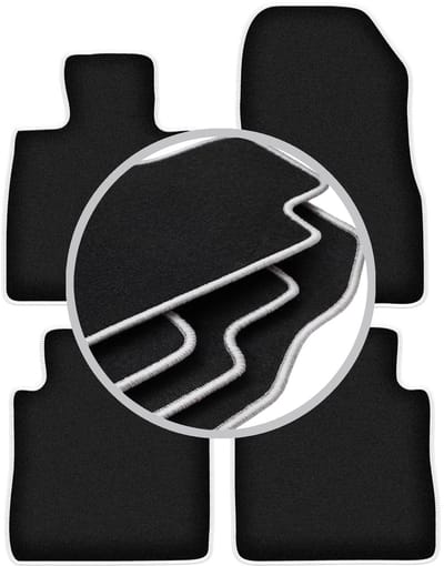 CARLUX-SILVER automatten voor: Nissan Note II hatchback (2012-)
