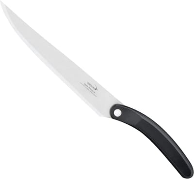 Déglon Vleesmes – Smal Recht Lemmet – Ergonomisch Hout – 21 cm – Zwart