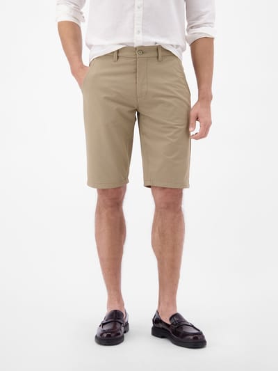 LERROS Sportieve chino-short van flexibele nylonmix , Maat: 31 , Kleur: MEDIUM KITT , 92% nylon, 8% elastaan