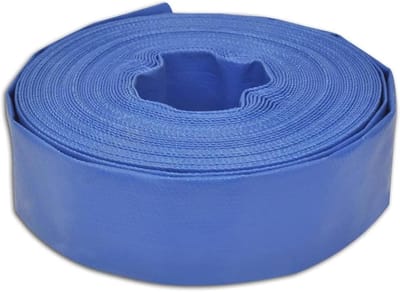 Vlakke Slang - Flexibele Waterslang - Water Transport - Hoge Druk Bestendig - 25 Meter 3 Inch - Grijs