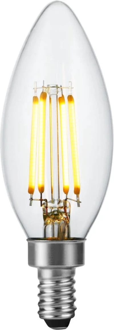 SPL E12 LED Kaarslamp | 4.4W 2700K 220V/240V 927 | 360° Dimbaar