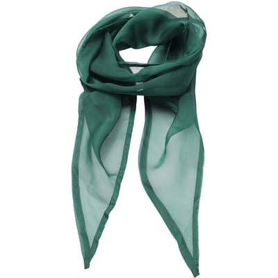 Premier Uniseks sjaal van chiffon in kleuren voor volwassenen (Fles)