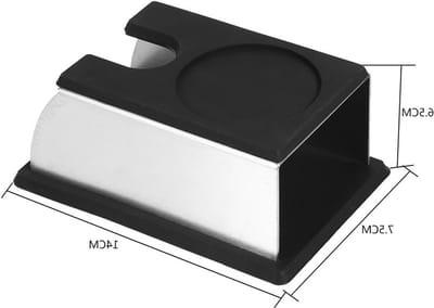 Tamping Mat en Tamperhouder voor Koffie - RVS en Siliconen Accessoires voor Barista - 2 Kleuren Beschikbaar