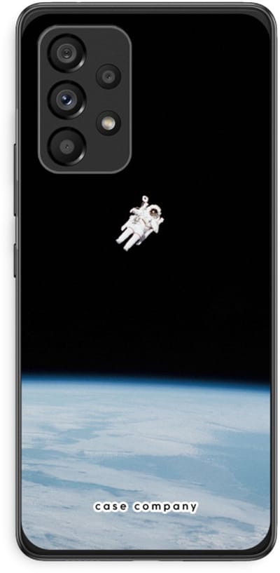 Case Company® - Hoesje geschikt voor Samsung Galaxy A53 5G hoesje - Alone in Space - Soft Cover Telefoonhoesje - Bescherming aan alle Kanten en Schermrand