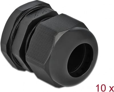 Kabelwartel PG21 10 stuks zwart