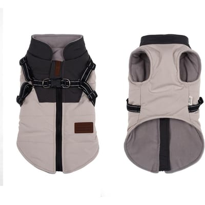 Waterdichte Hondenkleding met Tuigje Winter Warm Hondenkleding Voor Labrador Grote Hond Jas Chihuahua Franse Bulldog Yorkie Outfits XXL