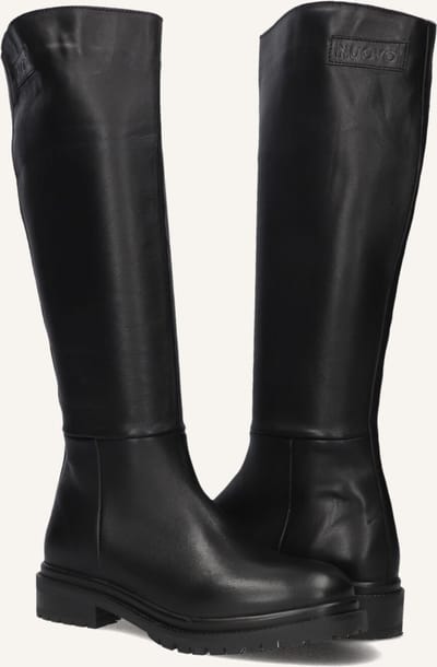 Inuovo A07012 Laarzen - Leer - Dames - Zwart - Maat 41
