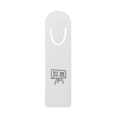 Hacebo® - Bedankt voor de fijne tijd metalen boekenlegger - Juf - Meester - Afscheid school Bladwijzer boekenleggers - 12.7 cm x 3.2cm
