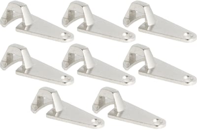 SOTECH 8 stuks tafelbladverbinders De Luxe 53,5 mm voor ondersteltafels en tafelinzetten, metalen vergrendelingshaken om onder het tafelblad te schroeven