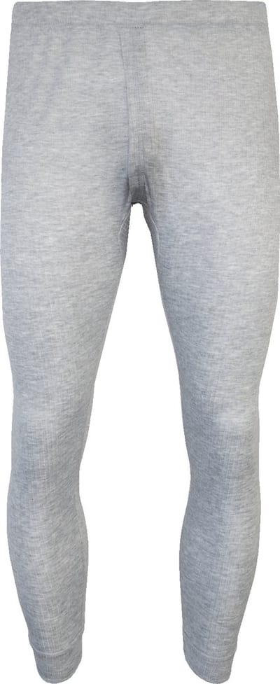 Heren thermobroek Heat Booster onderbroek kleur grijs maat XL