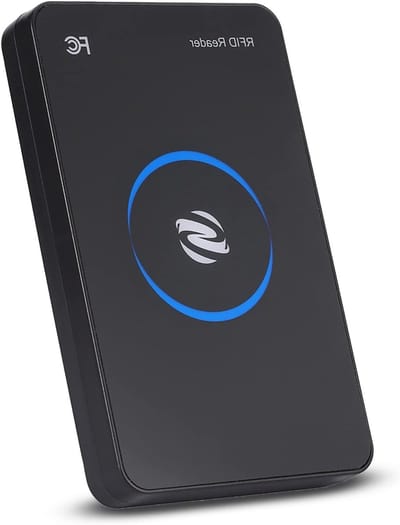 Slimme IC USB Contactloze Kaartlezer voor RFID Systemen - Ondersteunt 13.56MHz, Ideaal voor Toegangscontrole en Identificatieprojecten