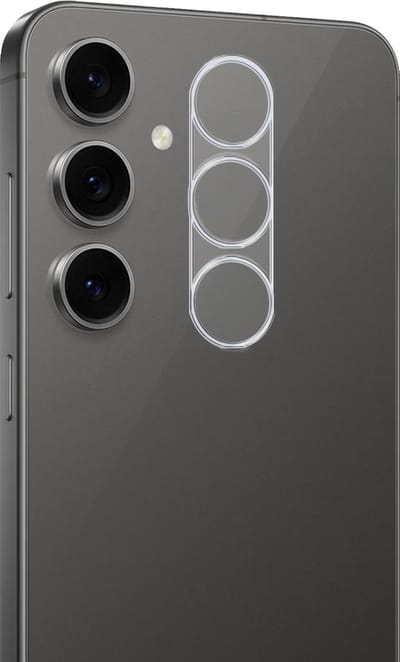 Camera Lens Protector - Geschikt voor Samsung Galaxy S24 FE - Extra Sterk - Gehard Glas - Camera Screenprotector - Beschermglas - Tempered Glass - Screen Protector