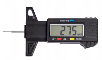 digitale bandenprofielmeter - 0 tot 28 mm - banden profieldieptemeter - profiel dikte meter