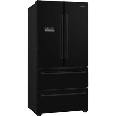 SMEG FQ55FNDE - Amerikaanse koelkast - No Frost - Zwart