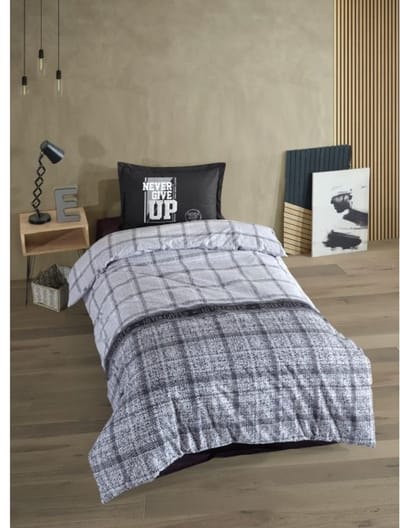 Lavella Yalın Dekbedovertrekset - 3-delig - Ranforce Katoen - 140x220 cm