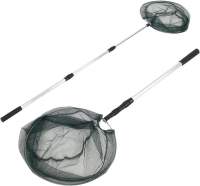 Visschepnet Telescopisch - Visnet Lange Steel - Vissen Vangen Loslaten - Lichtgewicht Aluminiumlegering - 2.1 Meter - Zwart