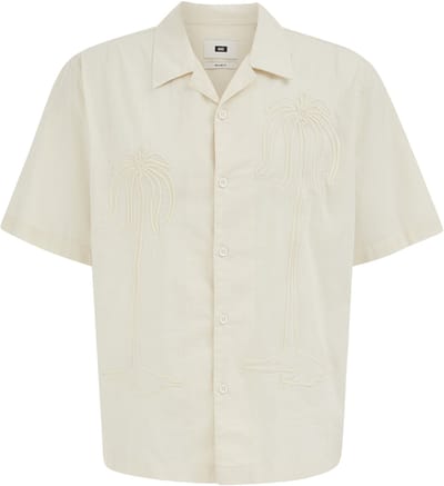 WE Fashion Heren relaxed fit overhemd met embroideries