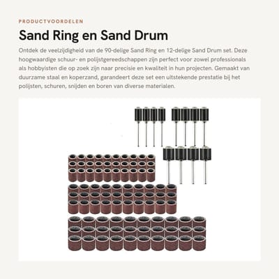 Dailygoods- Schuurband 75 x 533 mm - Schuurbanden 90 stuks - Polijstgereedschap - Snijden - Boren - Compacte vorm - Schuuraccessoires