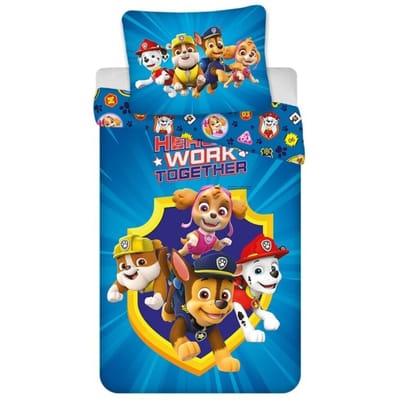 PAW Patrol Dekbedovertrek Hero's Work Together 140 x 200 cm - 65 x 65 cm