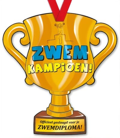 Paper Dreams | Kartonnen Trofee | Zwemkampioen!