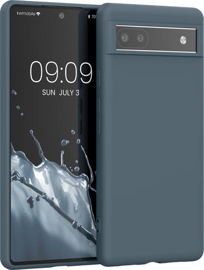 kwmobile telefoonhoesje geschikt voor Google Pixel 6a - Hoesje voor smartphone - Back cover in leisteen