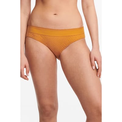 Chantelle Graphic Allure Ocre Maat: 36 | Slipjes Outlet | Dames | Oranje