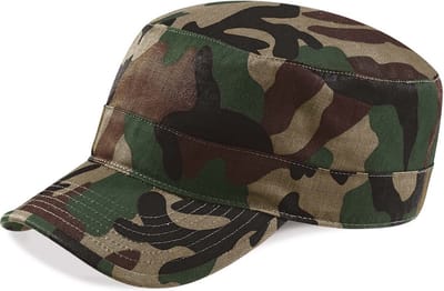 Pet - Legerpet - Army cap - Zonwering - One size- Katoen - Military cap - Outdoor pet - Stoere pet - 1 stuk - Camo - Legerprint - Jonyx