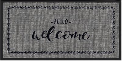 MD Entree - Deurmat - Schoonloopmat - Emotion XS - Hello Welcome - 40 x 80 cm