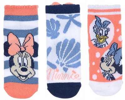 Disney Minnie Shell Peach babysokken 0/6 maanden