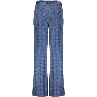 Geisha Jeans Wide Stonewash Denim Size: S | Wide-Leg & Flared Pants Outlet | Dames | Blauw