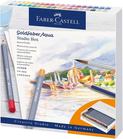 Faber-Castell kleurpotloden aquarel - Goldfaber - studiobox 38+3 stuks - FC-114616