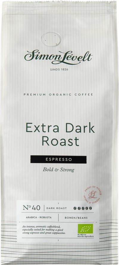 Simon Lévelt | Extra Dark Roast Premium Organic Coffee - 500g