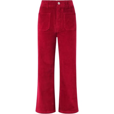 Pepe Jeans Celia Flare Fit Broek Rood S Vrouw