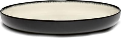 Serax Ann Demeulemeester Dé Bord Hoog Off White-Black D 27 cm