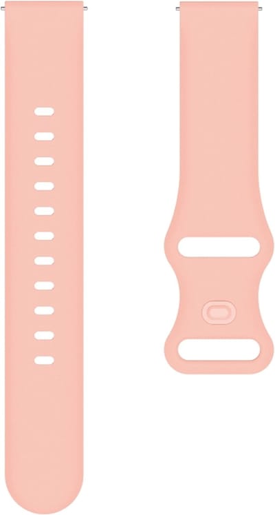 Siliconen bandje - geschikt voor Amazfit GTS / GTS 2(E) / GTS 2 Mini / GTS 3 / 4 (Mini) / Bip (S) / Bip U (Pro) / Bip Lite / Bip 3 (Pro) / GTR 42 mm / Pop (Pro) / Active (2) - roze