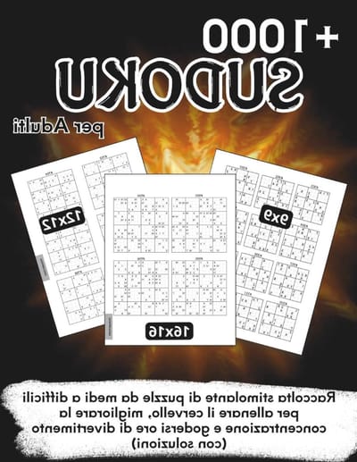 Sudoku Boek Volwassenen - Logica Puzzels - Hersenen Trainen - Meer Dan 1000 Puzzels - 273 Paginas - Niet Van Toepassing