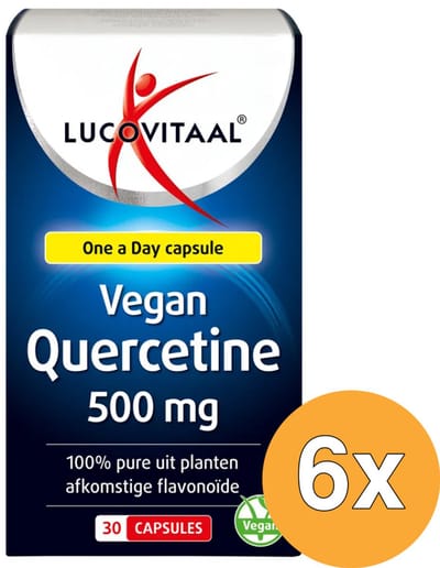 6x Lucovitaal Vegan Quercetine 500mg (30 capsules)