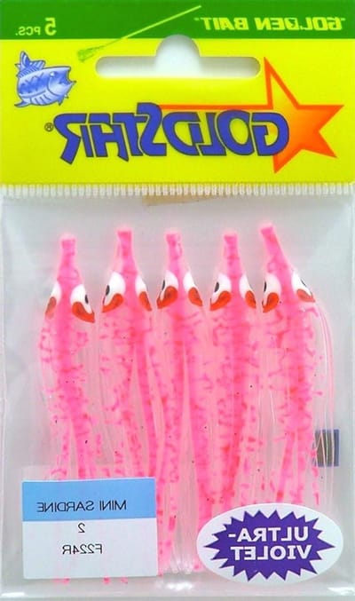 Silver Horde Goldstar Mini Squid UV Roze #20 Mini Sardine