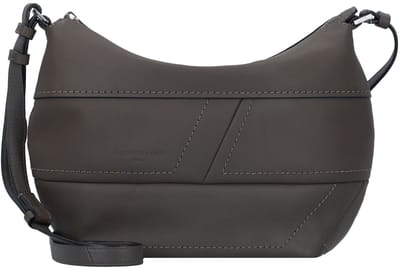 LIEBESKIND BERLIN Schoudertas Edda Calf Optic Hobo Bag Dark Grigio Donkerbruin