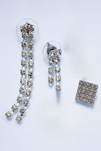 Earparty Shiney | Oorbellen 3 paar | 3-delige set vol schittering | ster