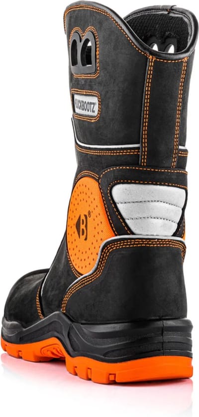 Buckbootz Laars BVIZ5ORBK S7S - Zwart/Oranje - 42