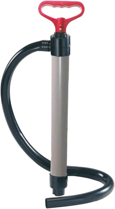 SAWESTO Handwaterpomp, 3 maten, stroomloos, voor tuin en boot, maat 390 mm, 0,59 l per slag