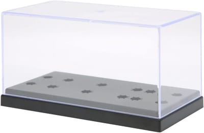 Naaldhouder Doos - Element Houder - Opslag Display - Transparante Behuizing - 18 x 11 x 10 cm - Zwart