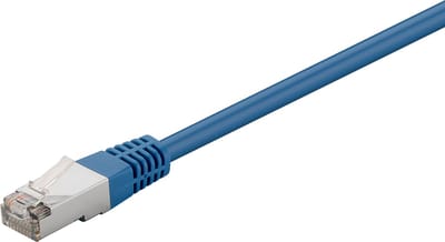 Goobay CAT 5e Patch Cable, F/UTP, blue 10 m
