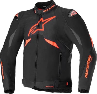 Alpinestars T-GP R V3 Drystar Jas Zwart Rood Fluo Wit - Jas