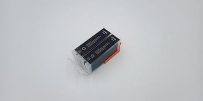 KATRIZ® huismerk inkt voor|Canon PGI-570PGBK XL(transparent)|22ml | ( 2stuks) - Met chip
