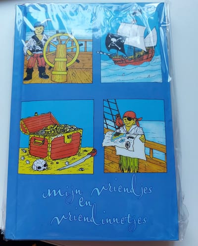 Vrienden boekje Piraat, Vriendenboekje, Piraat,